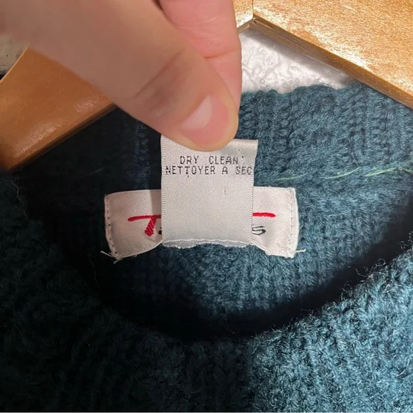 Vintage Scottie Dog Sweater Cable Knit Holiday Pullover Size Small 100% Wool S - Picture 6 of 8